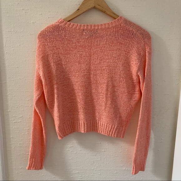 Pink Crop Sweater - Picture 2 of 3